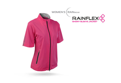 Sun Mountain Women's Rain Flex Short Sleeve Jacket