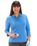 Nancy Lopez Luster 3/4 Sleeve Polo