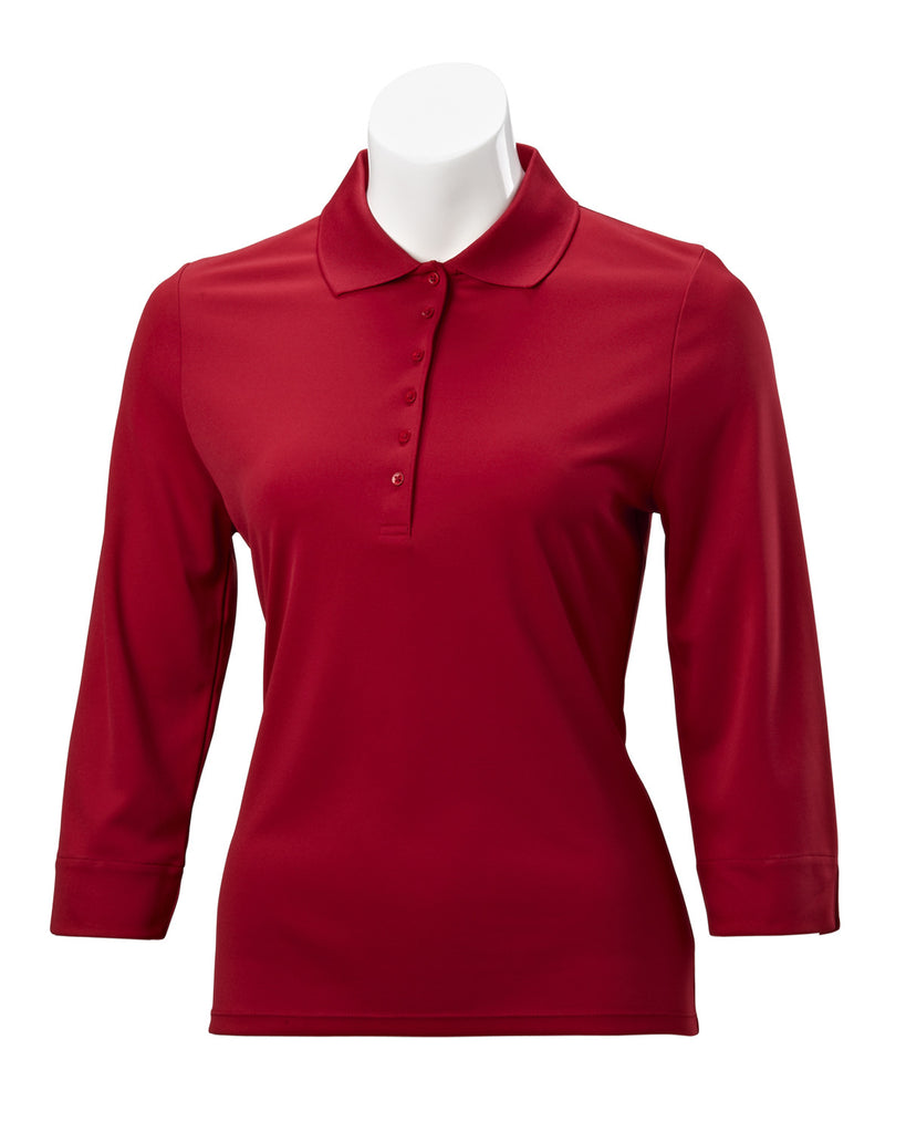 Nancy Lopez Luster 3/4 Sleeve Polo