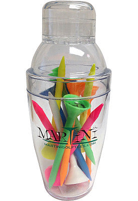 Martini Golf Tees Mini Shaker