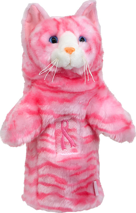 Daphne's Headcover Pink Tabby Cat